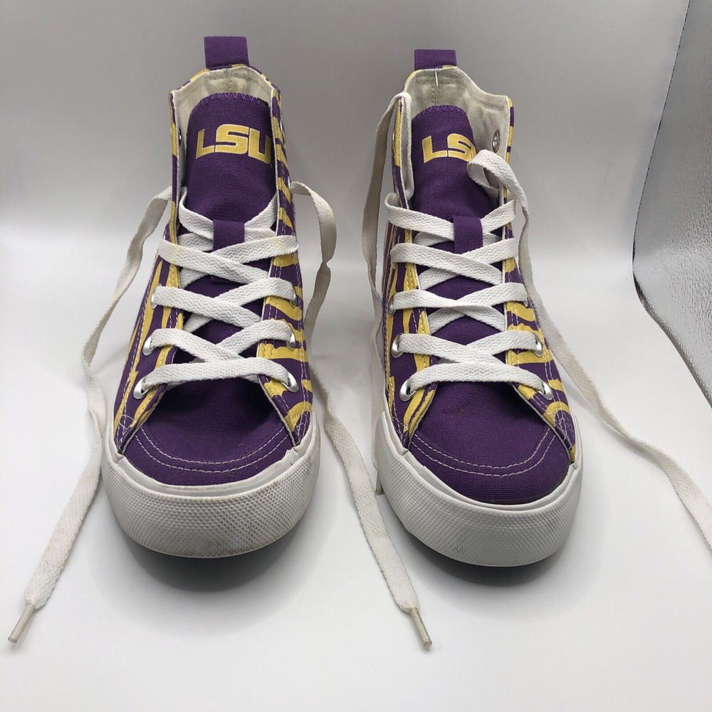 LSU High Top Women's Skicks Sneakers - Size 5M